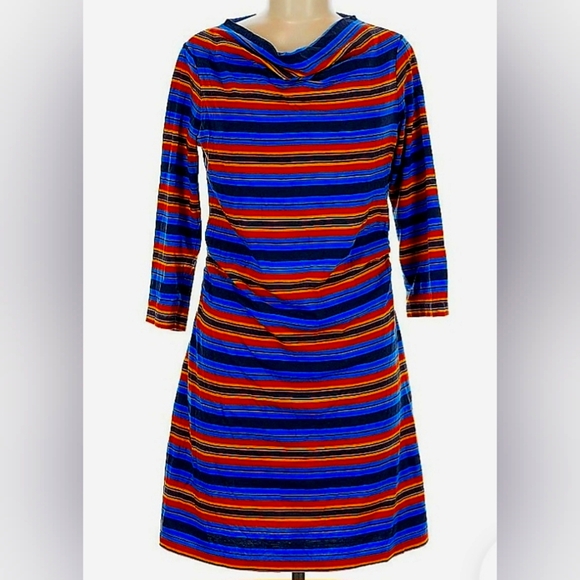 Patagonia Dresses & Skirts - Patagonia Blue and Orange Casual Midi Dress